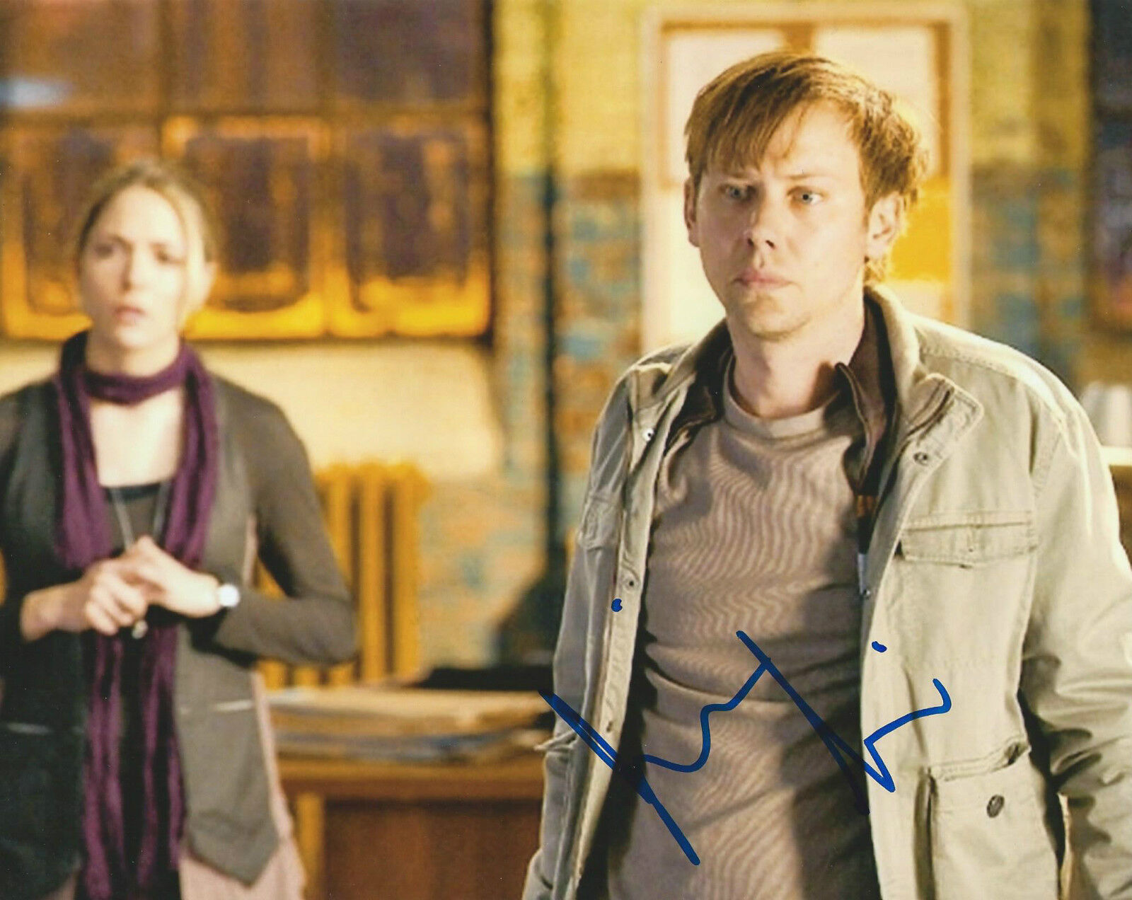 **GFA White House Down Movie *JIMMI SIMPSON* Signed 8x10 Photo Poster painting MH1 COA**