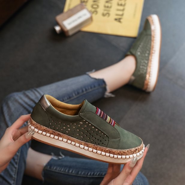 women slip on sneakers shallow loafers vulcanized shoes