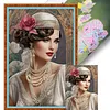 Vintage Girl-11CT Stamped Cross Stitch 50*75cm tapestrymarket