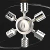 Six Cylinders Fidget Spinner Stainless Steel Hand Spinner Adult EDC Fidget Toys