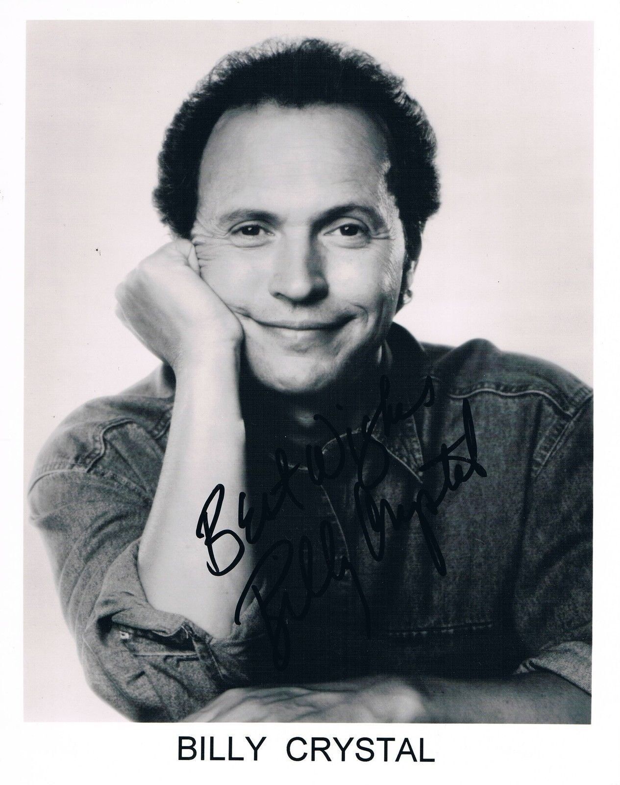 Billy Crystal 1948- genuine autograph Photo Poster painting 8x10