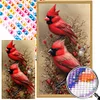 (40*70cm)Cardinal - Round Partial AB Drill Diamond Painting