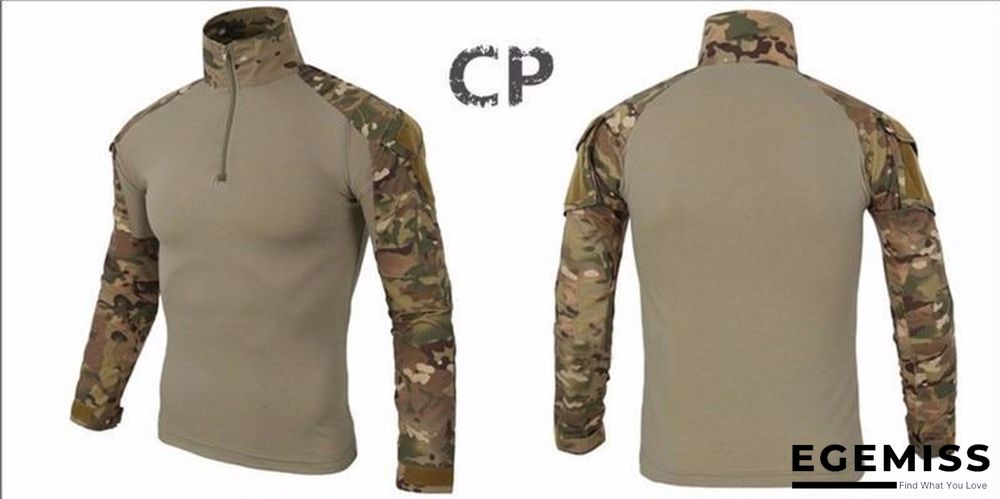 Camouflage colors Army Combat Uniform military shirt cargo multicam Airsoft paintball tactical cloth with elbow pads | EGEMISS