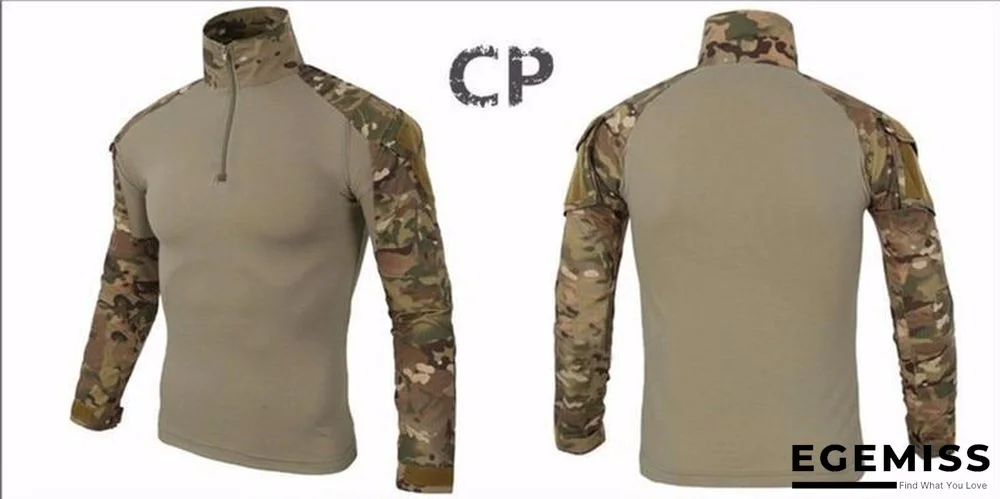 Camouflage colors Army Combat Uniform military shirt cargo multicam Airsoft paintball tactical cloth with elbow pads | EGEMISS