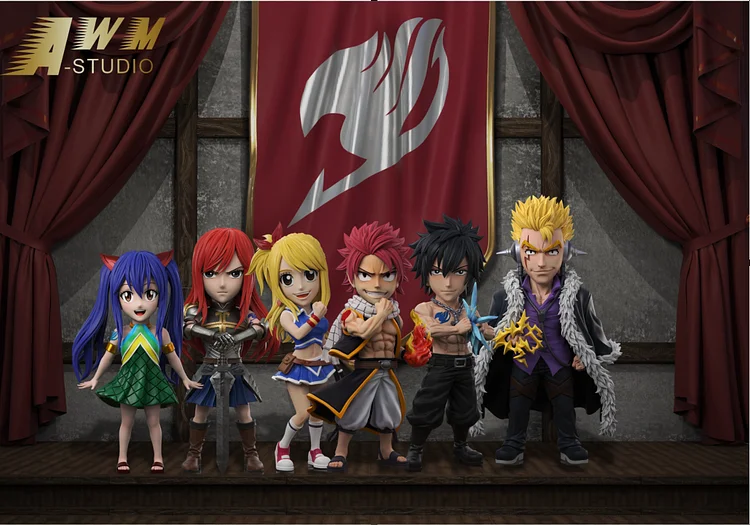 AWM Studio - FAIRY TAIL #6 Wendy Marvell & Carla WCF Statue(GK)