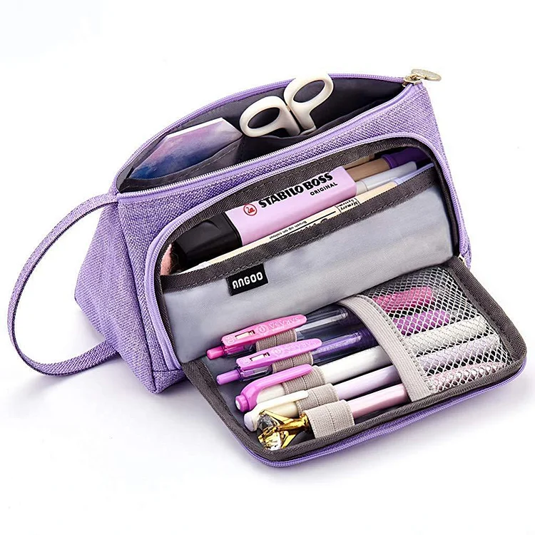 Pouched Stationery Organiser Pencil Case