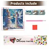 Diamond Painting -DIY Round Drill Angel Snowman(40x40cm)