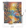 (50*60cm)Sunset Crane - Full Round Drill Diamond Painting