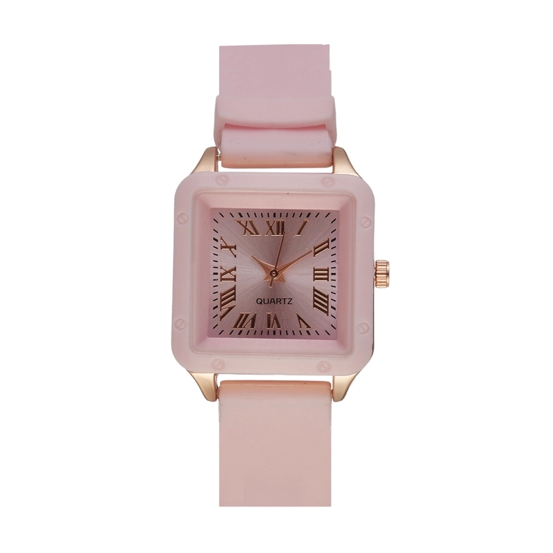 Retro Solid Color Buckle Quartz Watch Women’s Watches
