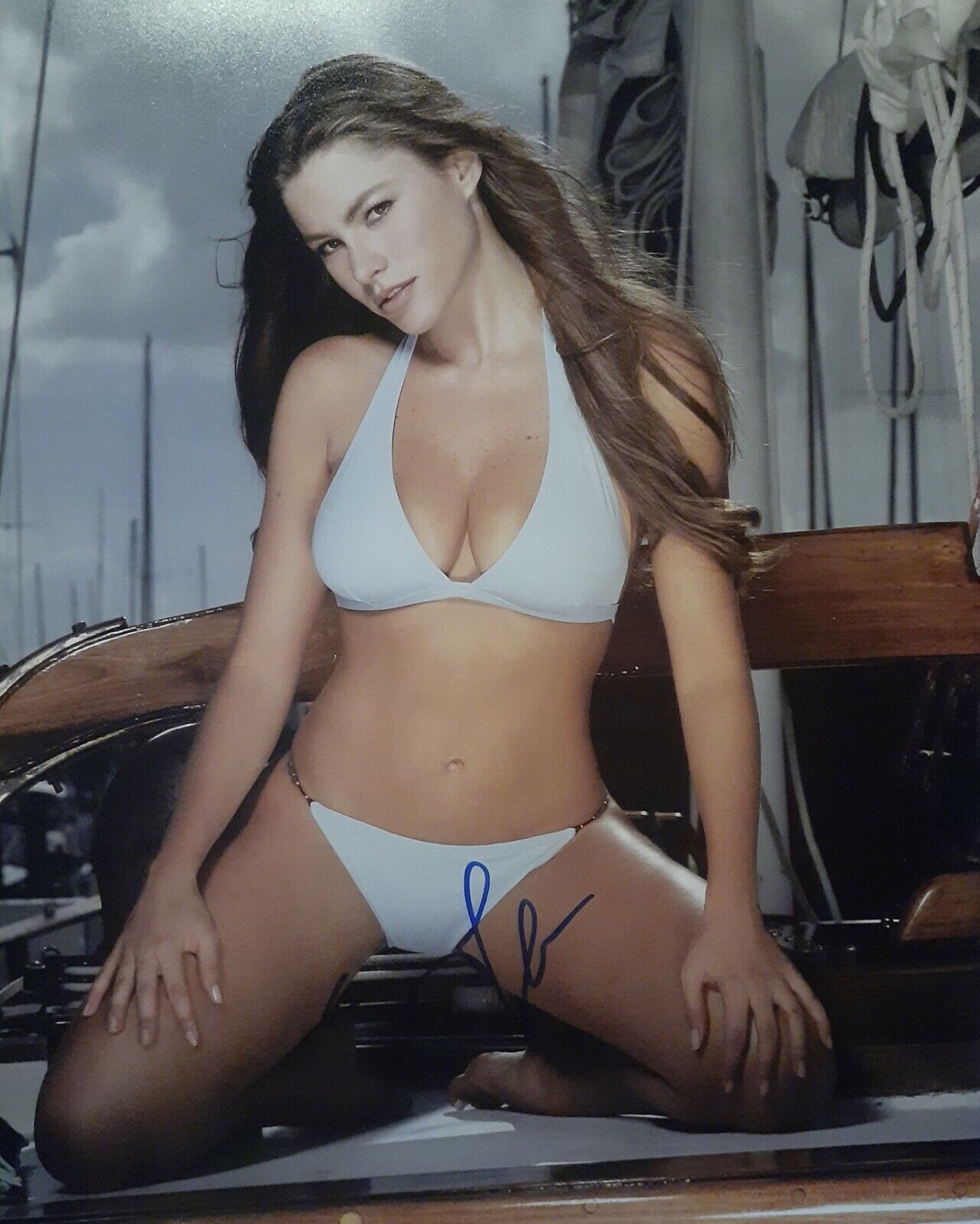 Sofia Vergara signed 8x10