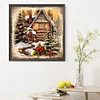 Diamond Painting-DIY Full Round Drill Christmas House