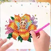 【Clearance Sale】6Pcs Acrylic Flower Elf Diamond Art Refrigerator Magnets Sticker for Beginners