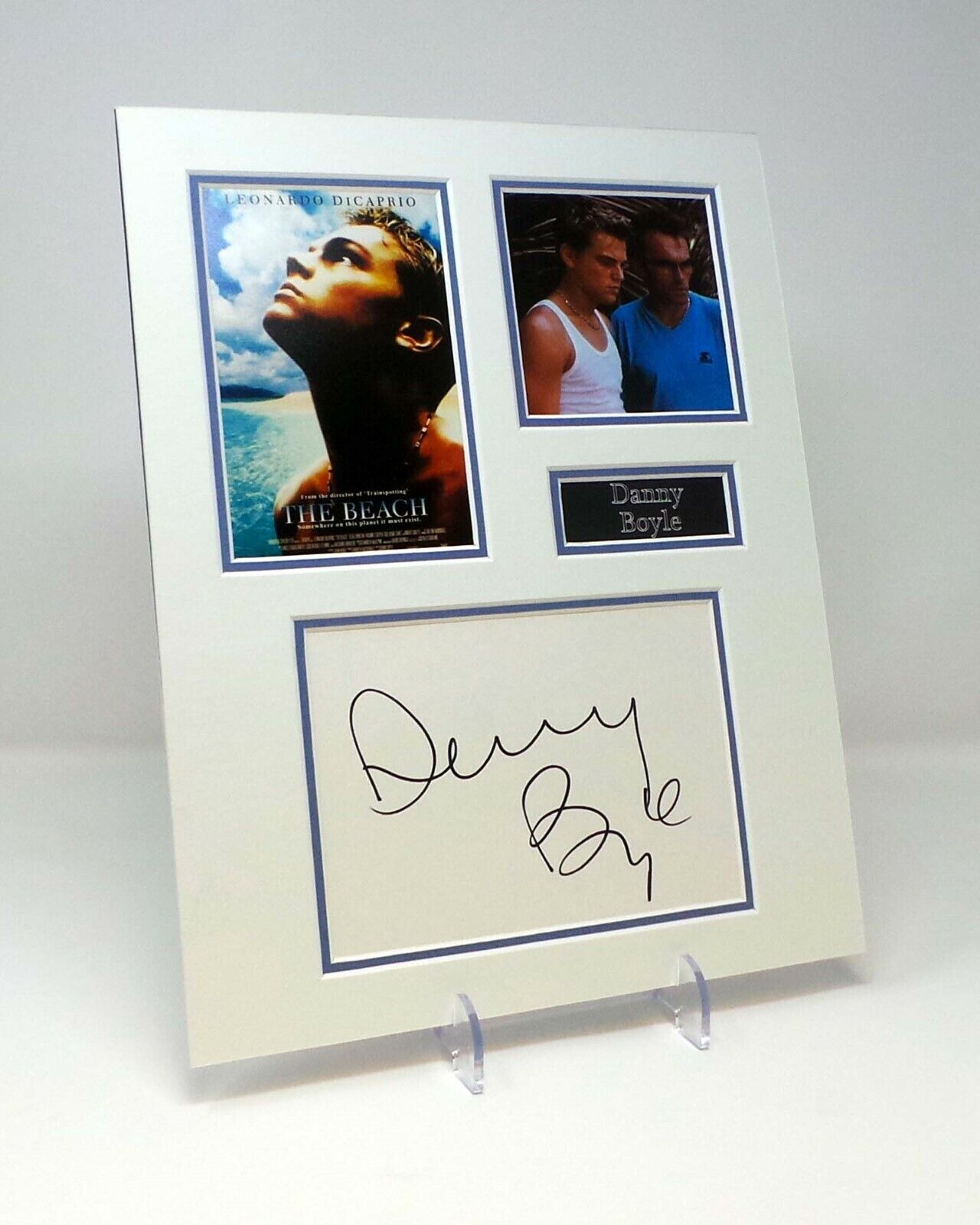 Danny BOYLE Signed Mounted Photo Poster painting Display AFTAL COA Director of The Beach