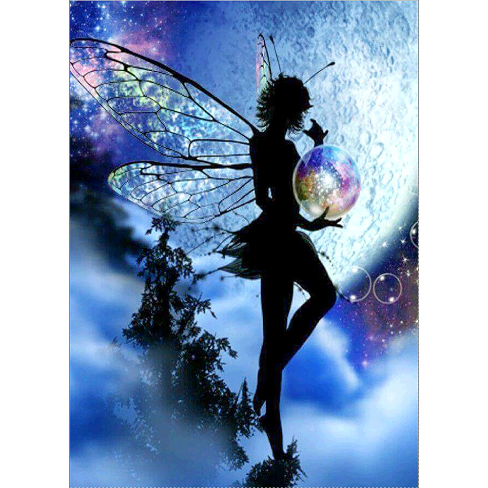 

Butterfly Girl - Round Drill Diamond Painting - 30*40CM, 501 Original