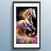 Colorful Horse-Full Round Diamond Painting 40*70CM (Big Size)