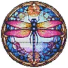 Diamonds Painting Stained Glass Dragonfly Stickers Home Decor