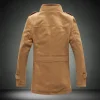 Men's Winter New Stand Collar Wool Jacket