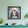 Ein blühender Vogel - runder Bohrer Diamond Painting - 40*40cm