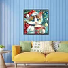 Diamond Painting -DIY Round Drill Christmas Kitten