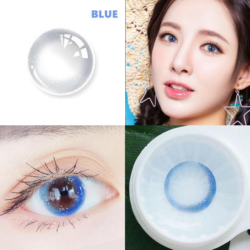 Blue (12 months) contact lenses