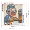 (US Only)4pcs Diamond Painting - Full Round Drill - Grandma (Canvas|30*30cm)