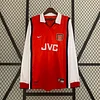 1998-1999 Retro Long Sleeve Arsenal Home Football Shirt 1:1 Thai Quality