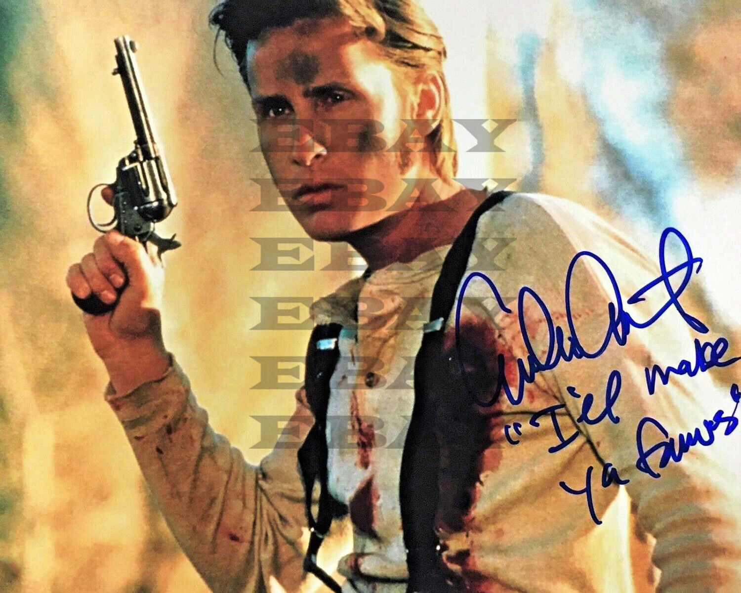 EMILIO ESTEVEZ ILL MAKE YA FAMOUS Autographed Signed 8x10 Photo Poster painting Reprint