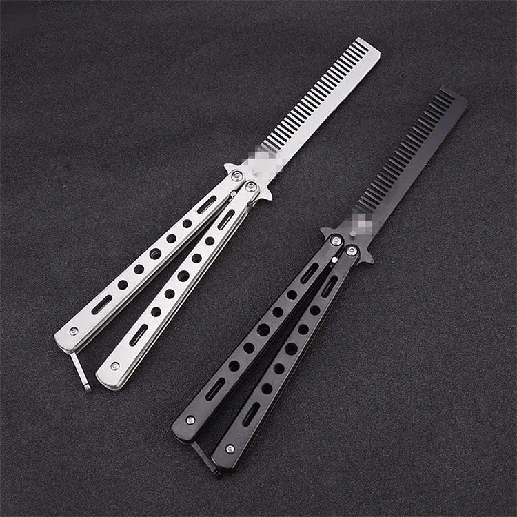 Folding Butterfly Comb for Hair Styling
