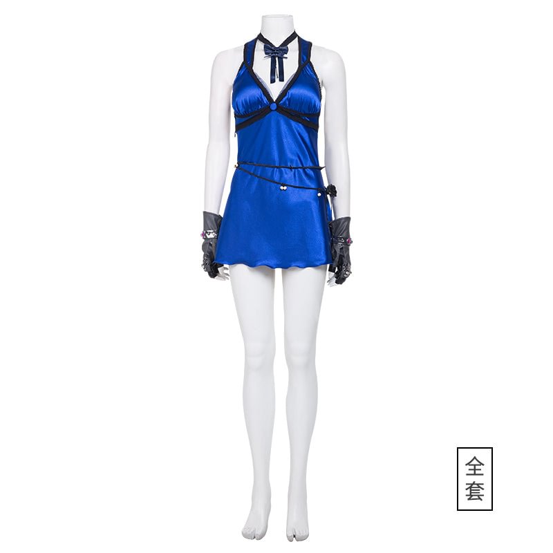Tifa Costume Final Fantasy VII Remake Tifa Mature Blue Dress