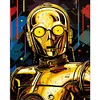 （6-Pack)Star Wars-Full Round Diamond Painting 30*40CM