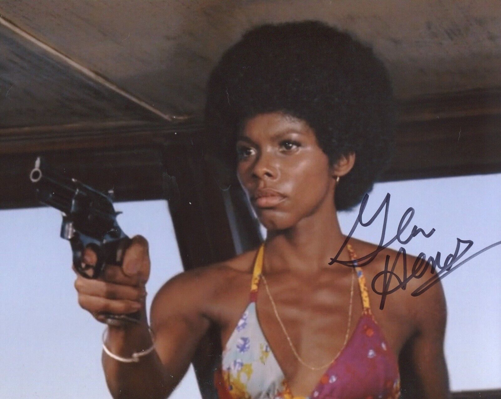 James Bond Live & Let Die girl Gloria Hendry signed Photo Poster painting Ref7 - UACC DEALER