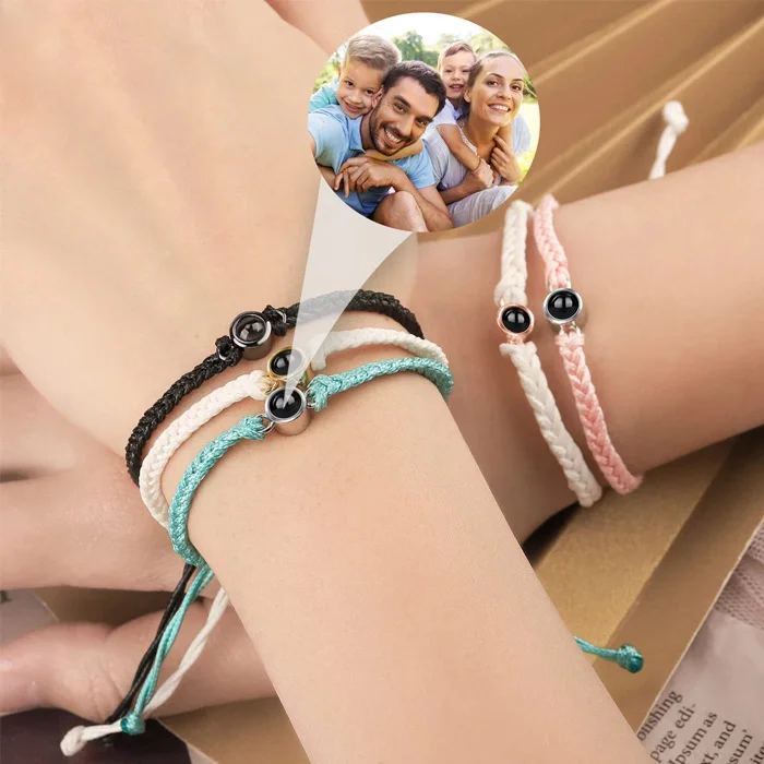 Personalized Photo Projection Bracelet
