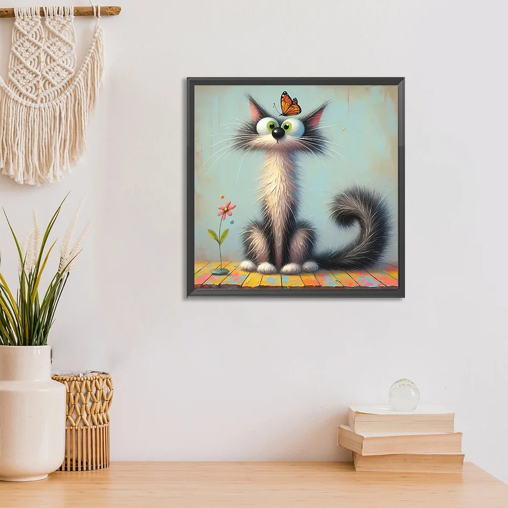 Diamond Painting - Full Round Drill - Cat (Canvas|40*40cm)