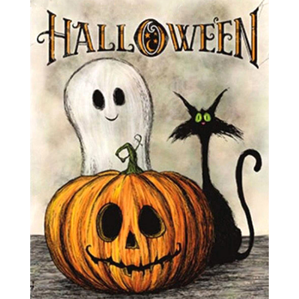 

Halloween - 11CT Stamped Cross Stitch - 35*40CM, 501 Original