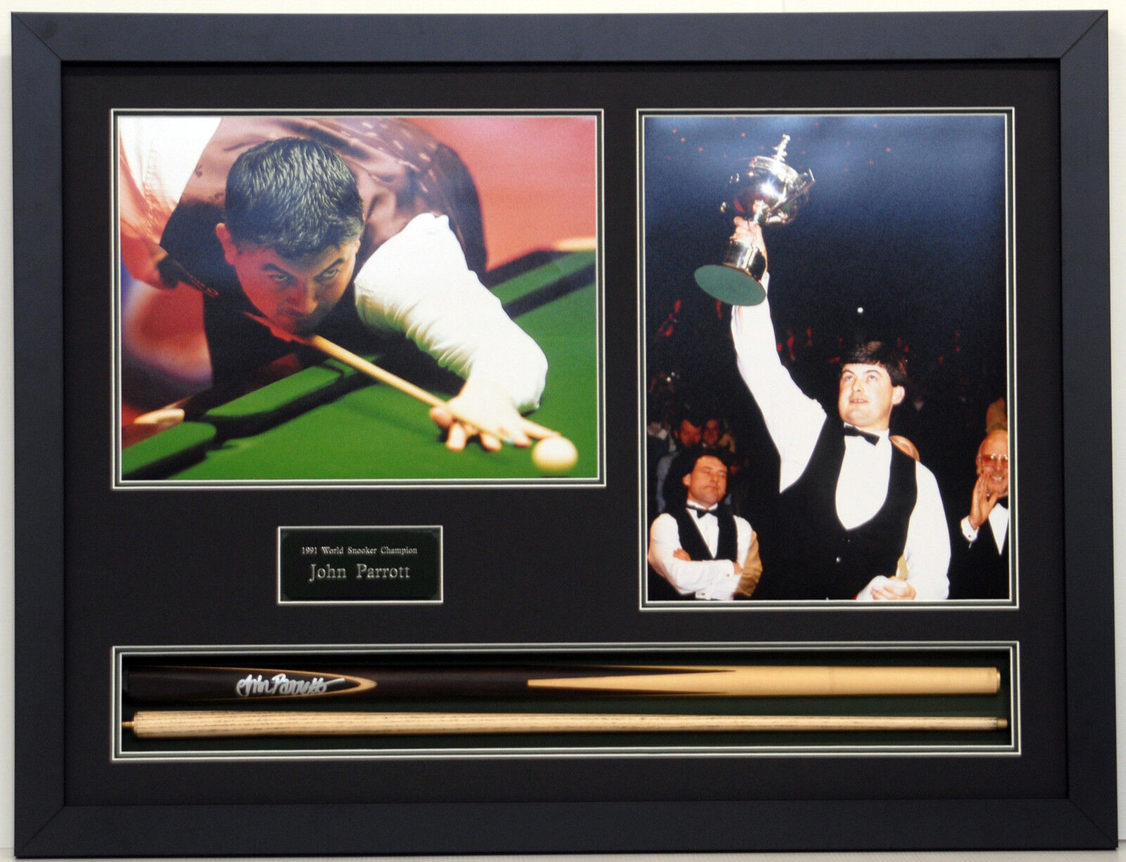 Empty Frame Display for Signed Snooker Cue + Photo Poster painting Display (DIY Frame Kit)