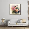 Flowers-11CT Stamped Cross Stitch 40*40cm/15.75*15.75in