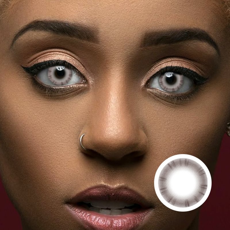 NEBULALENS Milk Apricot Brown 14.2 Yearly Prescription Colored Contacts NEBULALENS
