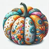 Flower Pumpkin-11CT Stamped Cross Stitch 45*45cm/17.72*17.72in