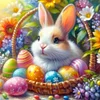 Diamond Painting-5D Full Round Drill Easter Bunny