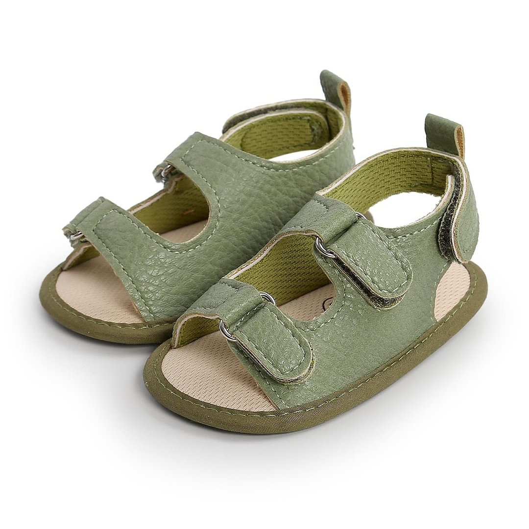 New Canvas PU Baby Non-Slip Sandals Child Summer Boys Fashion Sandals Sneakers Infant Shoes 0-18 Month Baby Shoes