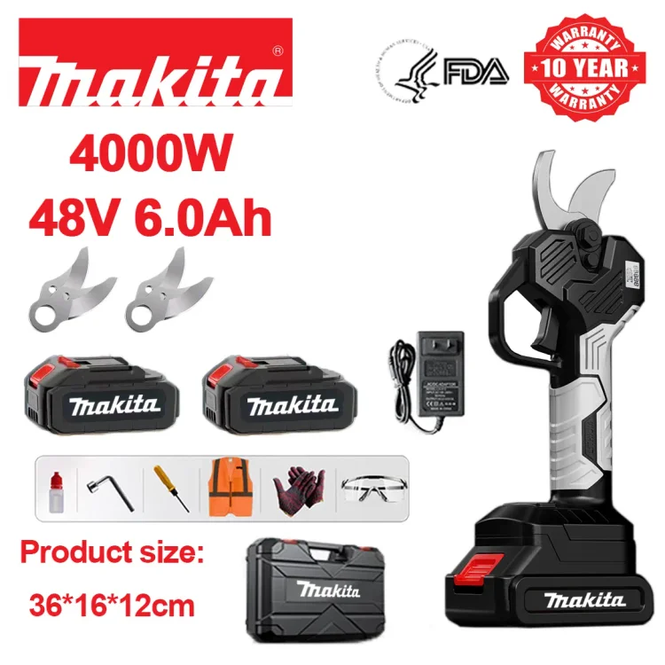 Makita 8000W Profesjonalne Bezszczotkowe Nożyce Ogrodowe Litowe