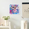 Big-Eyed Owl Special Shape 5D Diamond Painting Clock Art Craft With Frame Kit