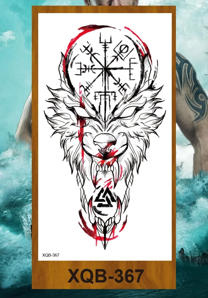 Sexy Fake Tattoo for Woman Large Leg Thigh Body Tattoo Stickers Waterproof Temporary Tattoos Peony Lotus Flowers Fish Dragon