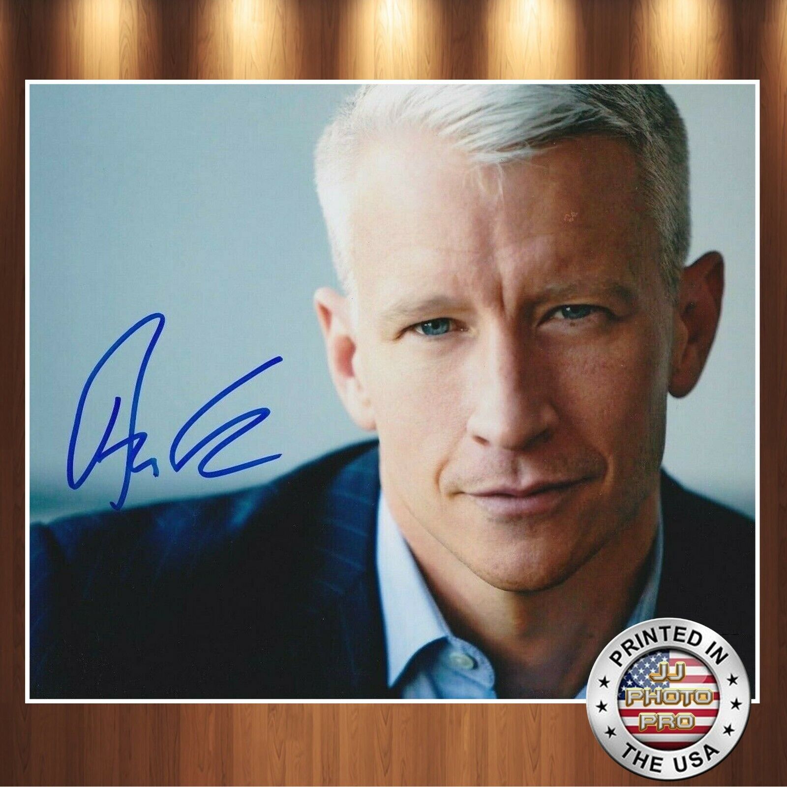 Anderson Cooper Autographed Signed 8x10 Photo Poster painting (60 Minutes) REPRINT