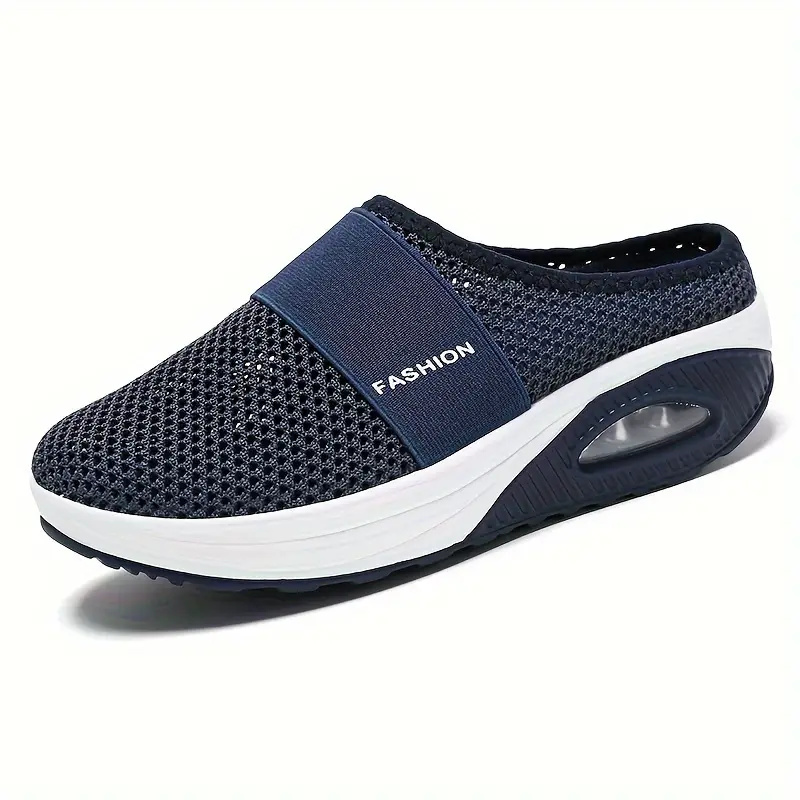 Krillerbot New Women Sneakers Air Cushion Slip-On Orthopedic Platform Sneakers Mesh Lightweight Wedges Sneakers Designer Shoes for Women