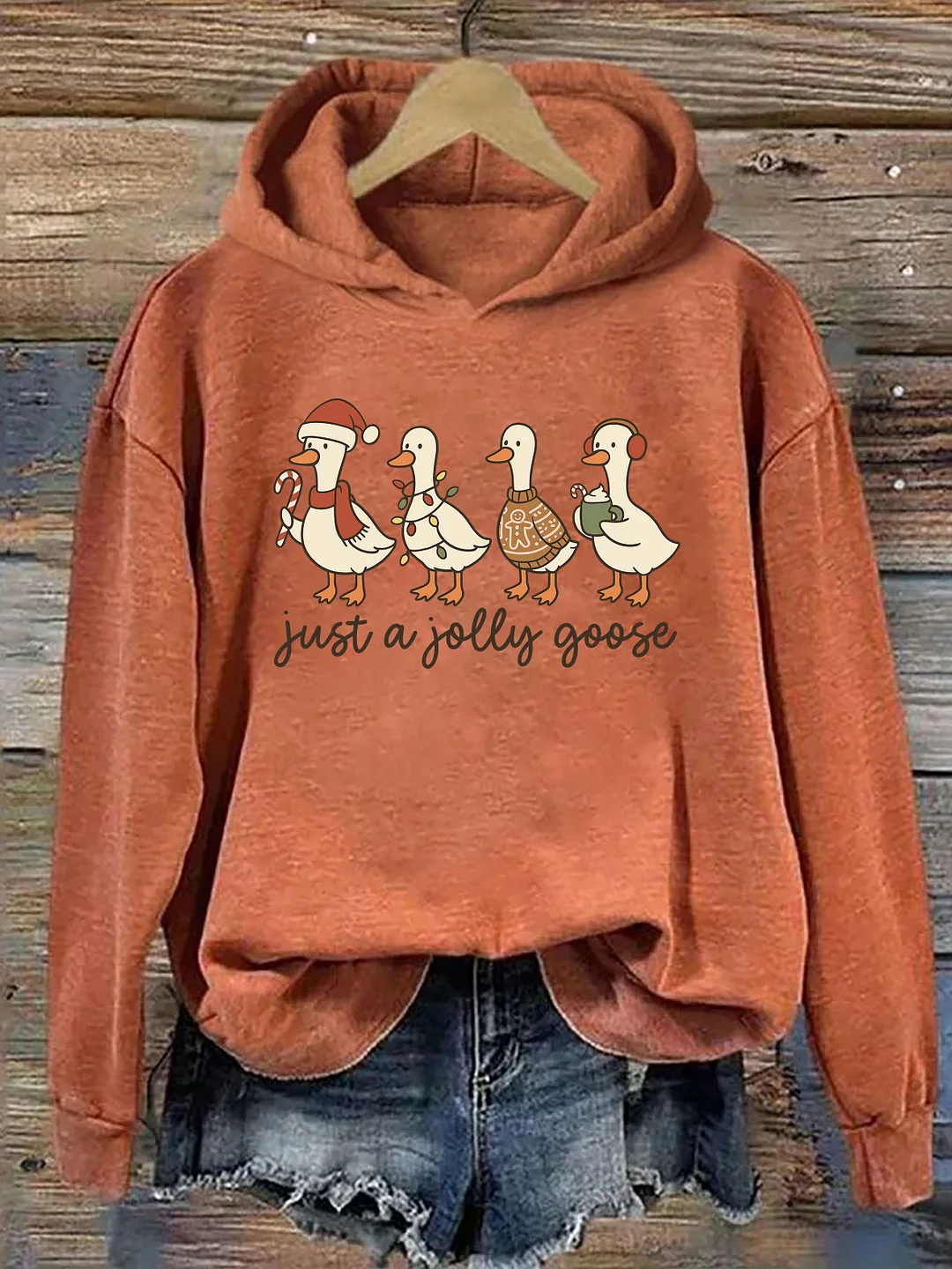 Funny Christmas Goose Hoodie