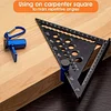 Tall Stair Gauges Framing Square Layout Attachment Jig Tool for Circular Saw