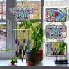 (US Only)Acrylic Wind Chime Bell Pendant Butterfly Diamond Painting Wind Chimes for Decor