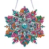 Pendentif diamant diamant flocon de neige d&rsquo;hiver