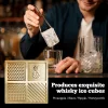 Restaurant Bar Cocktail Bartending Ice Stamp, Pure Copper Crafts, Modern Ice Mold, Whiskey Ice Making Advanced Ice Mold